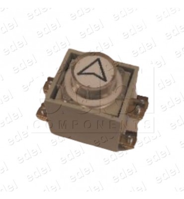 F0A7035B2 PUSH BUTTON OTIS BL46 WHITE ( ARROW )