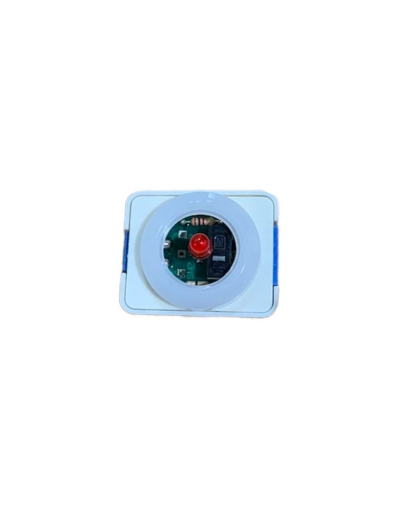 PULSADOR JMT TA 1NO LUMINOSO 24V LED ROJO GRABADO LÁSER ( INDICAR GRABACIÓN )