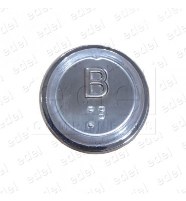 111M2B000224 PUSH BUTTON JMT M2B 1NO LIGHT 24V  BLUE LED  B