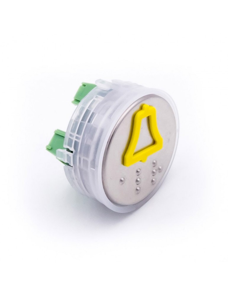 PUSH BUTTON VEGA VENUS 2C  YELLOW LIGHT 12/24V ALARM