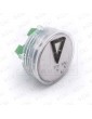 PUSH BUTTON VEGA VENUS  RED LIGHT 12/24V  ARROW DOWN