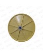 POLEA GERVALL 300MM C/ROD.PA 6 FIBRA AMARILLO