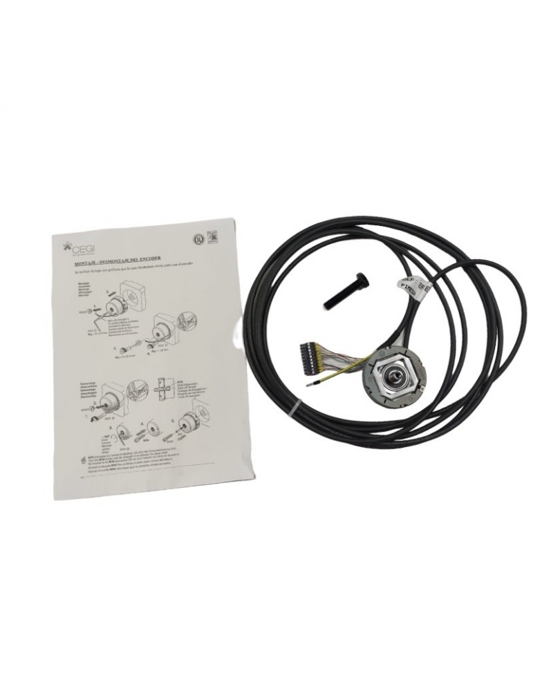 768295-54 ENCODER ABSOLUTO ECN 1313 HEIDENHAIN EnDat01 2048 PULSOS CON MANGUERA PARA VACON 5M