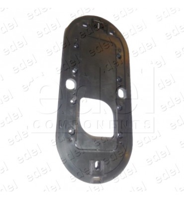 KM829078G01 TAPA PROTECTORA TRASERA DE PLÁSTICO BOTONERA DE PISO KONE OVALADA LCS