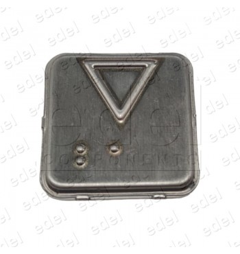 CARATULA SQ SIN BRAILLE INOX SIN REGISTRO FLECHA B