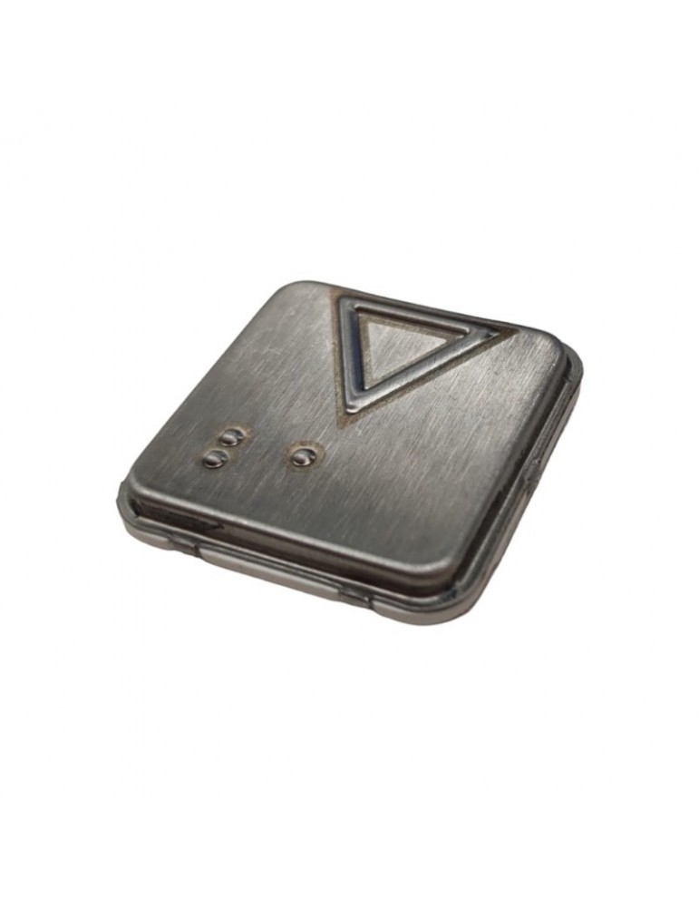 CARATULA SQ SIN BRAILLE INOX SIN REGISTRO FLECHA B