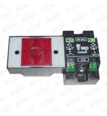 2172FLCH2R24 PILOTO LUMINOSO MP COMPAC HORIZONTAL ROJO 24V FLECHA DOBLE