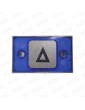 R2172PTBCAY45 PULSADOR MAC PUARSA COMPAC BRAILLE COR 1C 24V AZUL FLECHA SUBIDA
