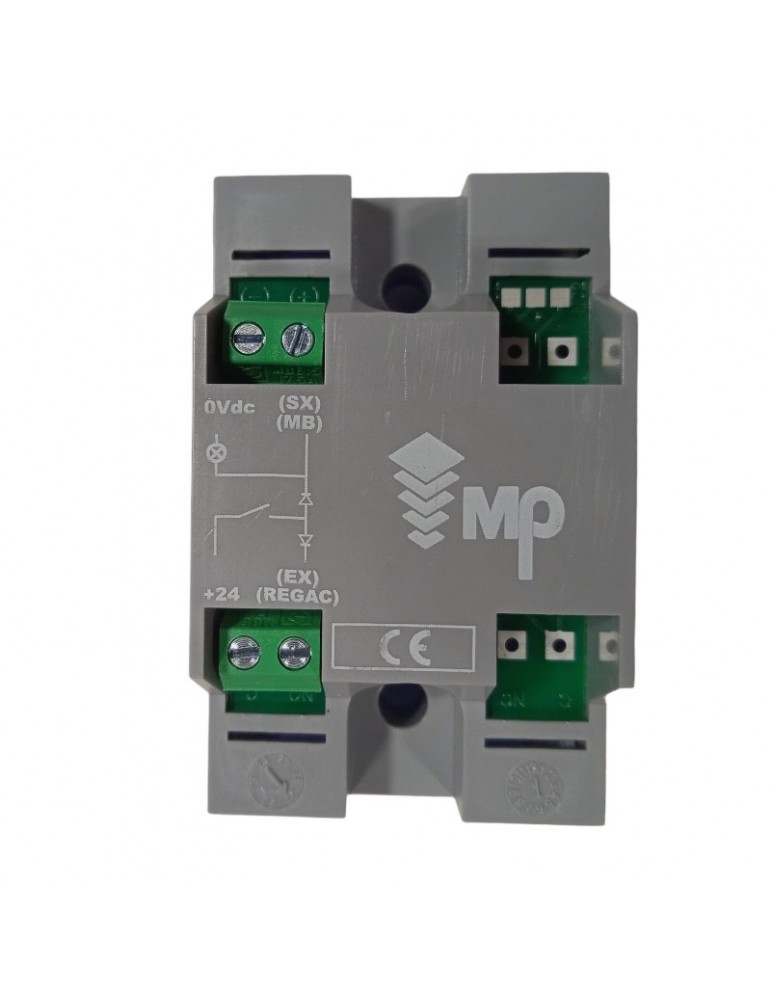 R2172PTBCAY45 BOUTON MAC PUARSA COMPAC BRAILLE COR 1C 24V BLEU  FLÊCHE MONTÉE