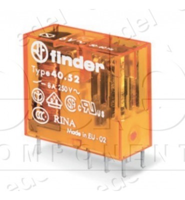 MINI RELÉ FINDER CI 2CO 8A, 24V DC. 405270240000