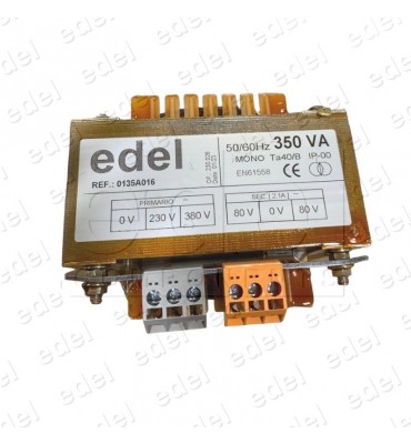 TRANSFORMADOR 350VA MONOFÁSICO PRIM.380V SEC.80V