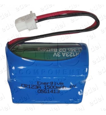 PACK BATERIA LT 6V 1500MAH CR123X2B1578562 +ECOTX