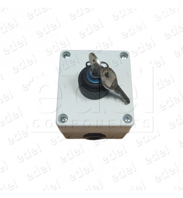 BOTONERA SUPERFICIE CON LLAVIN 1S C/RETORNO