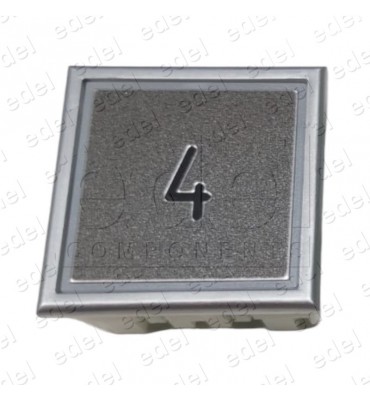 PULSADOR COMPATIBLE THYSSEN STEP MODUL CLASSIC AZUL SIN BRAILLE ( 4 )