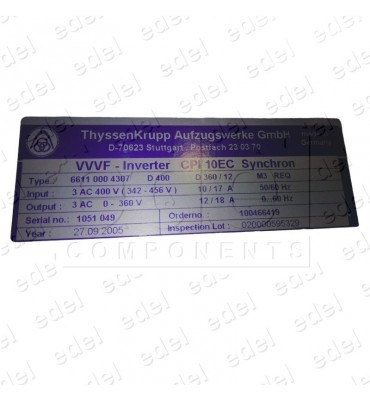 VARIADOR FREC. THYSSEN CPI 10E-C SINCRON V3 + ADAP