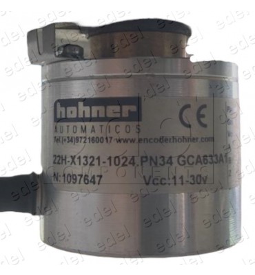 GCA633A1 ENCODER OTIS HOHNER 22H-X1321-1024.PN34 11-30VCC