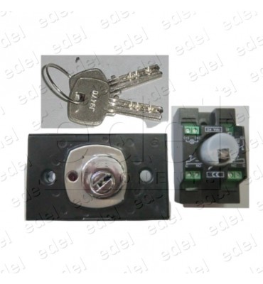 LLAVIN DE PUNTOS MP COMPAC D PILOTO MICROBASIC ROJO 24V 2 POSICIONES 1 SALIDA CON RETORNO