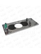 8301617-1 MARCO / TAPA BOTONERA PISO 1 PULSADOR CON CLIP ORONA ARCA3 NEGRA
