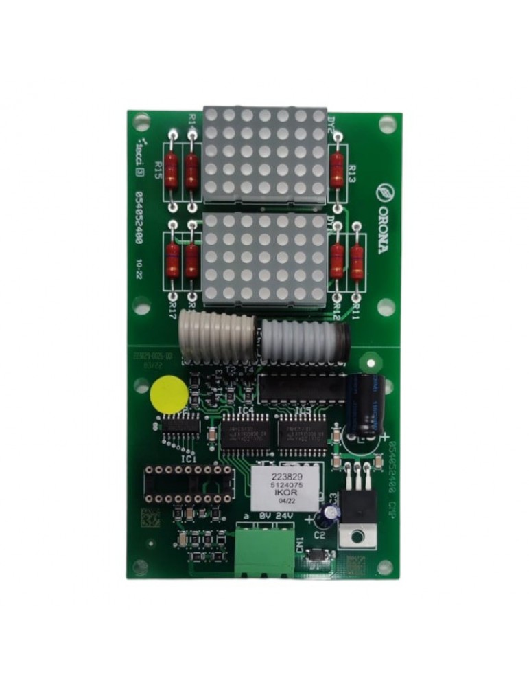 5124075 PLACA ORONA DISPLAY MATRIZ HORIZONTAL ARCA I 24V SIN MEMORIA