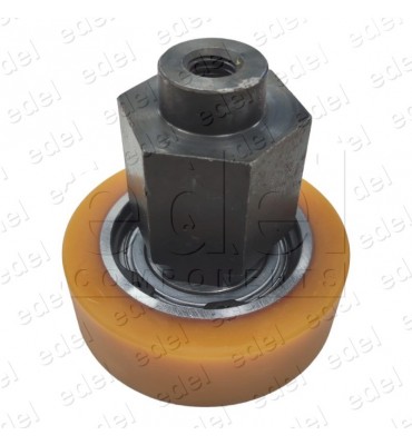 0KRE0808VE RUEDA 79 X 25MM EXCÉNTRICA HEMBRA HEXÁGONO 36MM M12