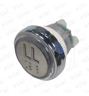 111M2B000224 PUSH BUTTON JMT M2B 1NO LIGHT 24V  BLUE LED  LL