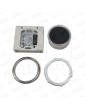 BFKV6B4M.M_00 BOUTON DMG BF MASQUERADE INOX  LUM. ROUGE  AVEUGLE