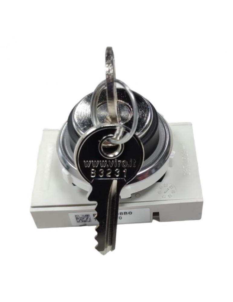 CFK117VSL.MK KEYSWITCH DMG 1 POSITION 1 EXT 2C  BLS KEY B3231 RED LIGHT