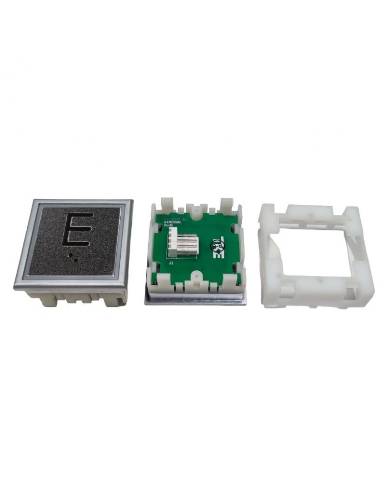 PULSADOR COMPATIBLE THYSSEN STEP MODUL CLASSIC AZUL CON BRAILLE (E)