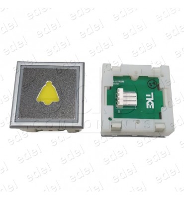 PULSADOR COMPATIBLE THYSSEN STEP MODUL CLASSIC AZUL SIN BRAILLE ALARMA