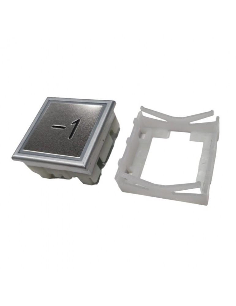 PULSADOR COMPATIBLE THYSSEN STEP MODUL CLASSIC AZUL SIN BRAILLE ( -1 )