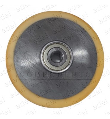 RUEDA CHASIS 125X25MM EJE 15MM 6302ZZ