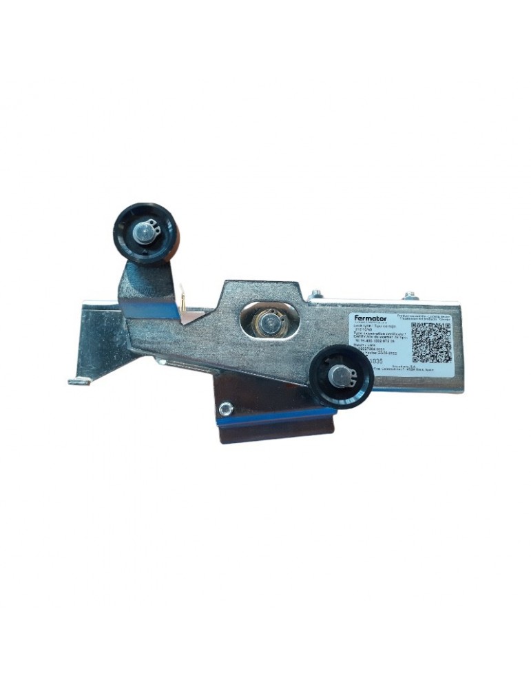 CSP-4000.RC400 SET SUPPORT FERMATOR LOCK LANDING AUT. DOOR + WHEEL HOLDER PLATE MODEL 40/10 CENTRAL 4 PANELS OPENING