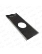 8301617-1 MARCO / TAPA BOTONERA PISO 1 PULSADOR CON CLIP ORONA ARCA3 NEGRA