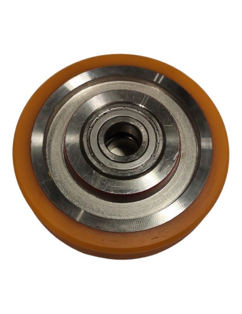 RUEDA MACLA 125X26MM CON 2 RODAMIENTOS 6004.ZZ