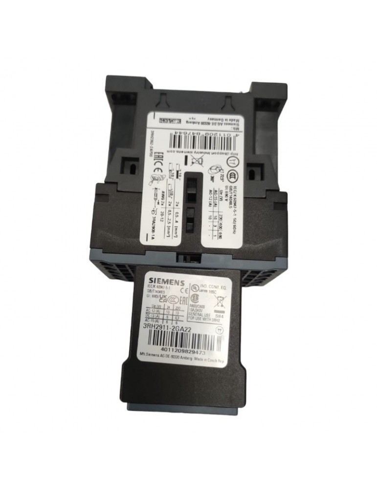 CONTACTOR + AUX. SIEMENS SIRIUS 4NO / 2NO+2NC 110V