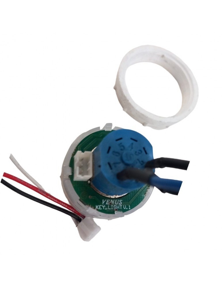 LLAVIN VEGA VENUS 1 SALIDA 1 POSICIÓN CON RETORNO LED ROJO LLAVE A126