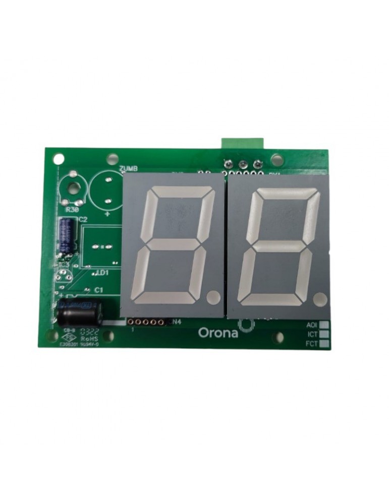 PLACA INDICADOR PISO ORONA ARCA II 7 SEGMENTOS OR2