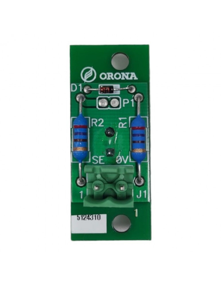 PLACA PISO ORONA SEÑAL CAB.PRESENTE VERDE ARCAII