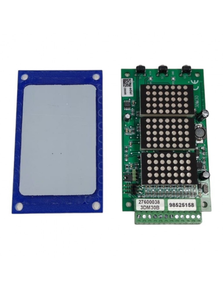 DISPLAY LIFT CONTROL 3DM30B MATRICIAL C.REDN AZUL