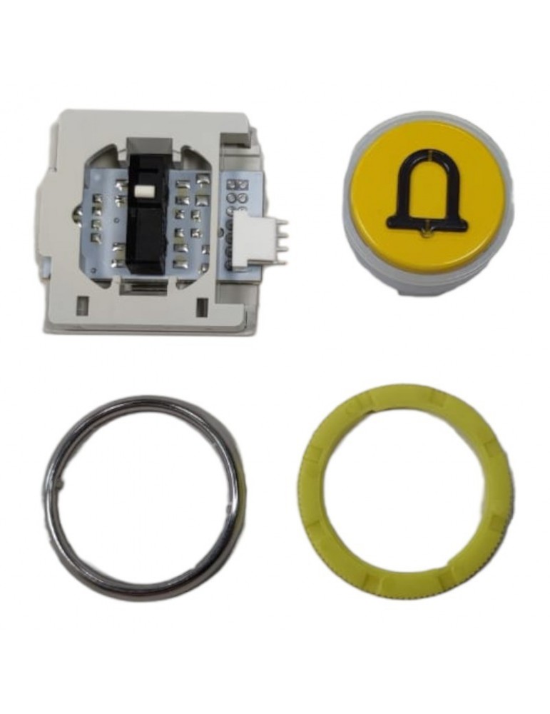 PULSADOR DMG BLS 24V ALARMA ACABADO AMARILLO SIN LUMINOSO ESPECIAL ORONA