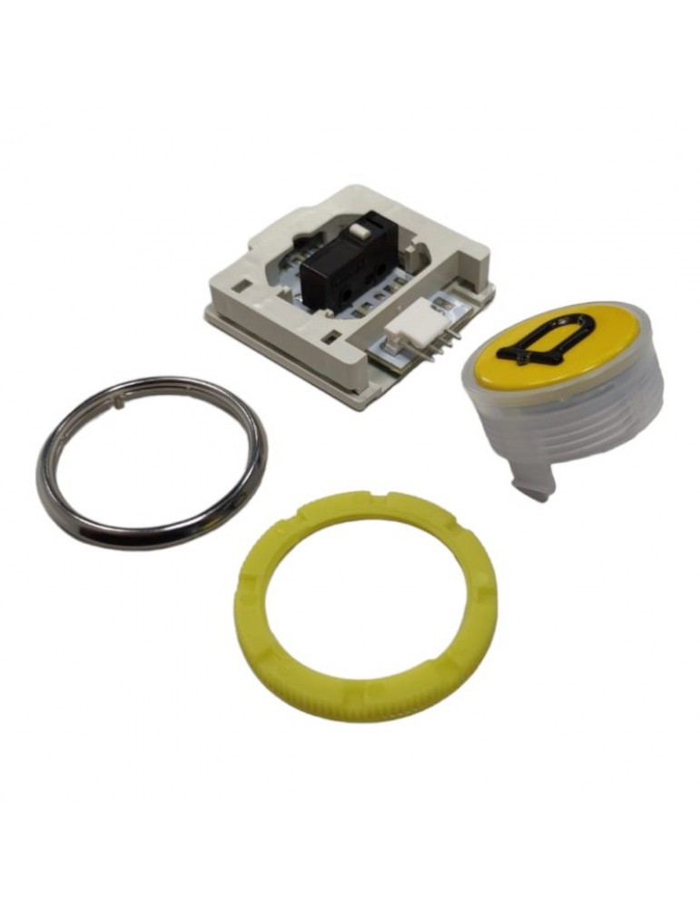 PULSADOR DMG BLS 24V ALARMA ACABADO AMARILLO SIN LUMINOSO ESPECIAL ORONA