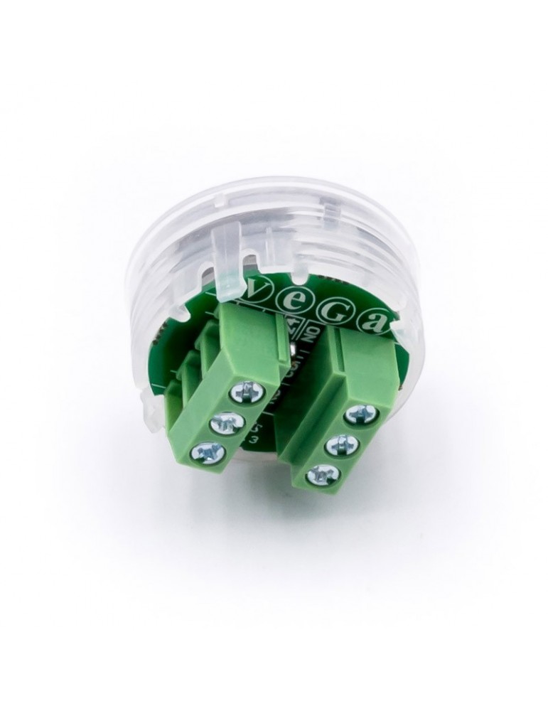 PUSH BUTTON VEGA VENUS  RED LIGHT 12/24V  ARROW DOWN