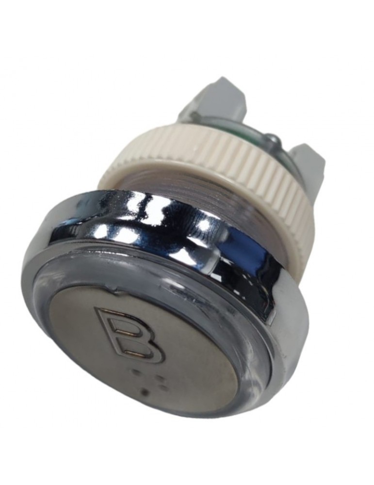 111M2B000224 PUSH BUTTON JMT M2B 1NO LIGHT 24V  BLUE LED  B