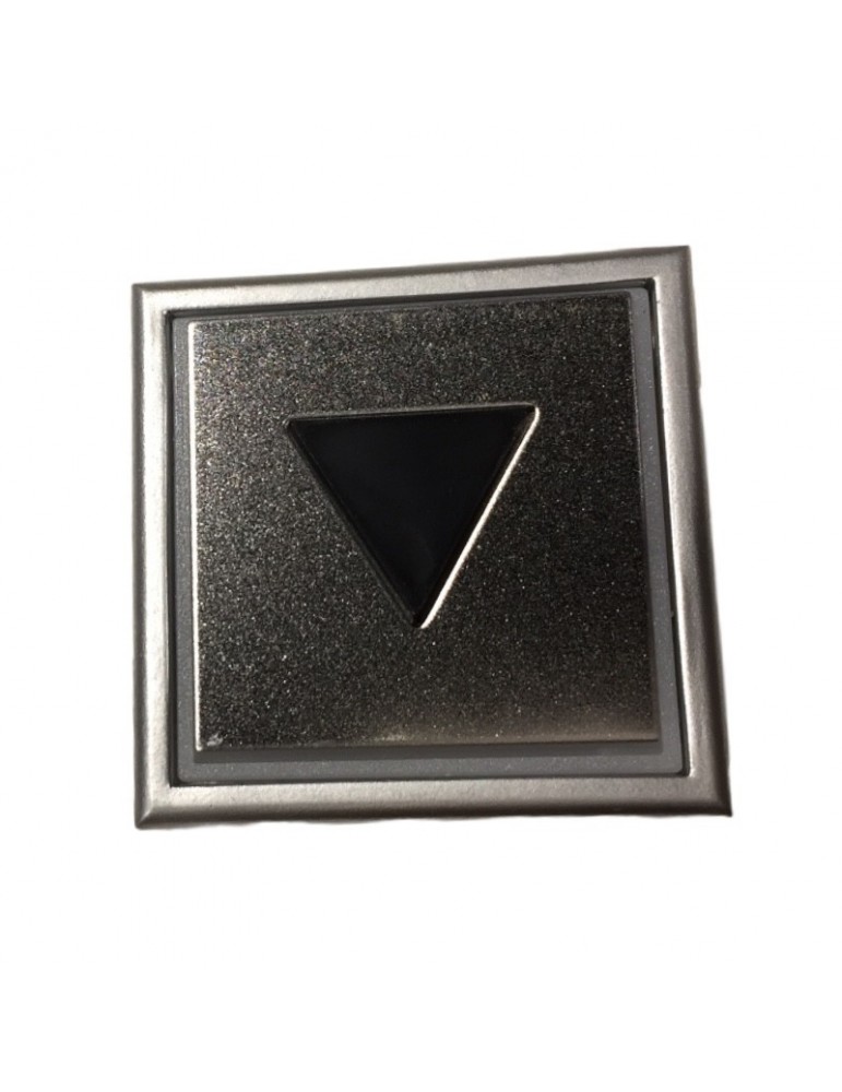 PULSADOR COMPATIBLE THYSSEN STEP MODUL CLASSIC AZUL CON BRAILLE (FLECHA BAJADA)