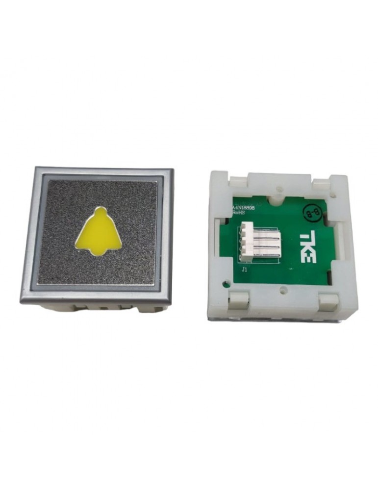 PULSADOR COMPATIBLE THYSSEN STEP MODUL CLASSIC AZUL SIN BRAILLE ALARMA