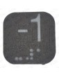 10077285 CARATULA PULSADOR THYSSEN PM-6 ( -1 ) BRAILLE