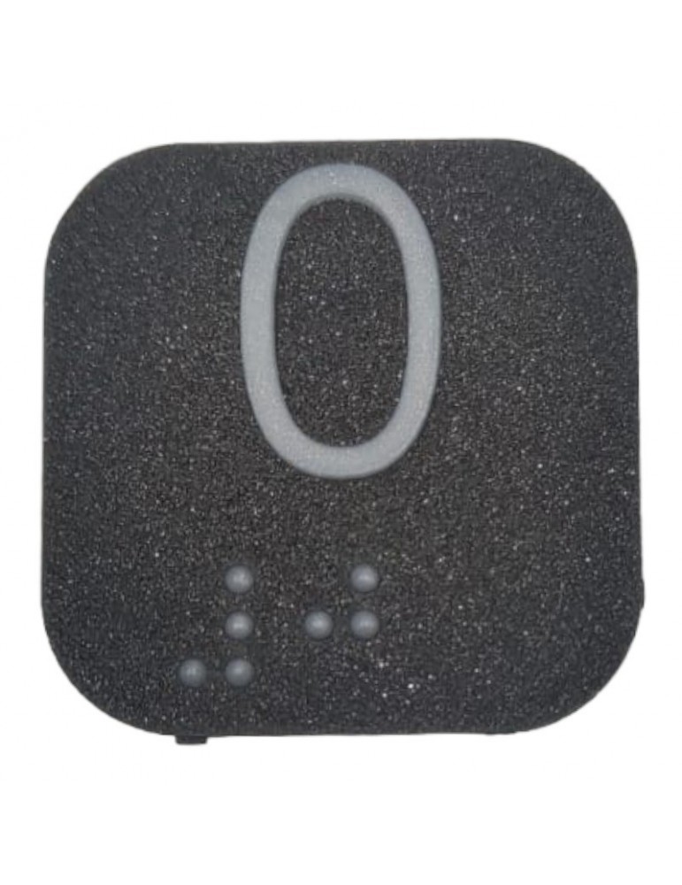 CARATULA PULSADOR THYSSEN PM-6 ( 0 ) BRAILLE