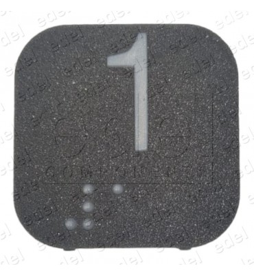 10077287 CARATULA PULSADOR THYSSEN PM-6 ( 1 ) BRAILLE
