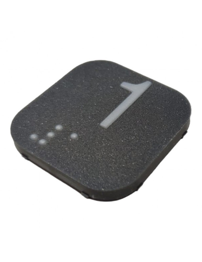CARATULA PULSADOR THYSSEN PM-6 ( 1 ) BRAILLE