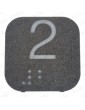 10077288 CARATULA PULSADOR THYSSEN PM-6 ( 2 ) BRAILLE
